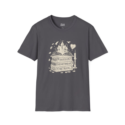 Obsession, Heartbreak, Betrayal, Books, and a Castle T-Shirt