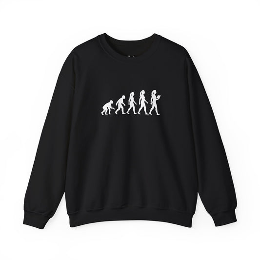 Evolution Of A Reader Sweatshirt