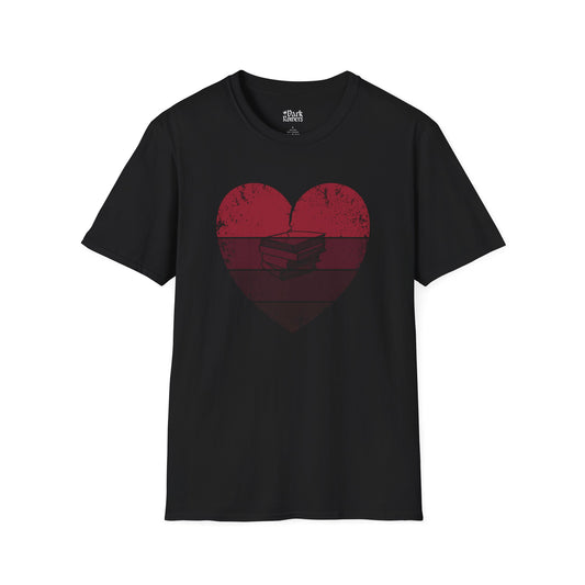 Broken Heart With Books T-Shirt
