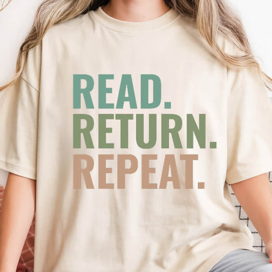 Read. Return. Repeat T-Shirt | Comfort Colors