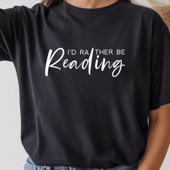 I'd Rather Be Reading T-Shirt | Comfort Colors