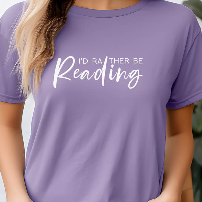I'd Rather Be Reading T-Shirt | Comfort Colors