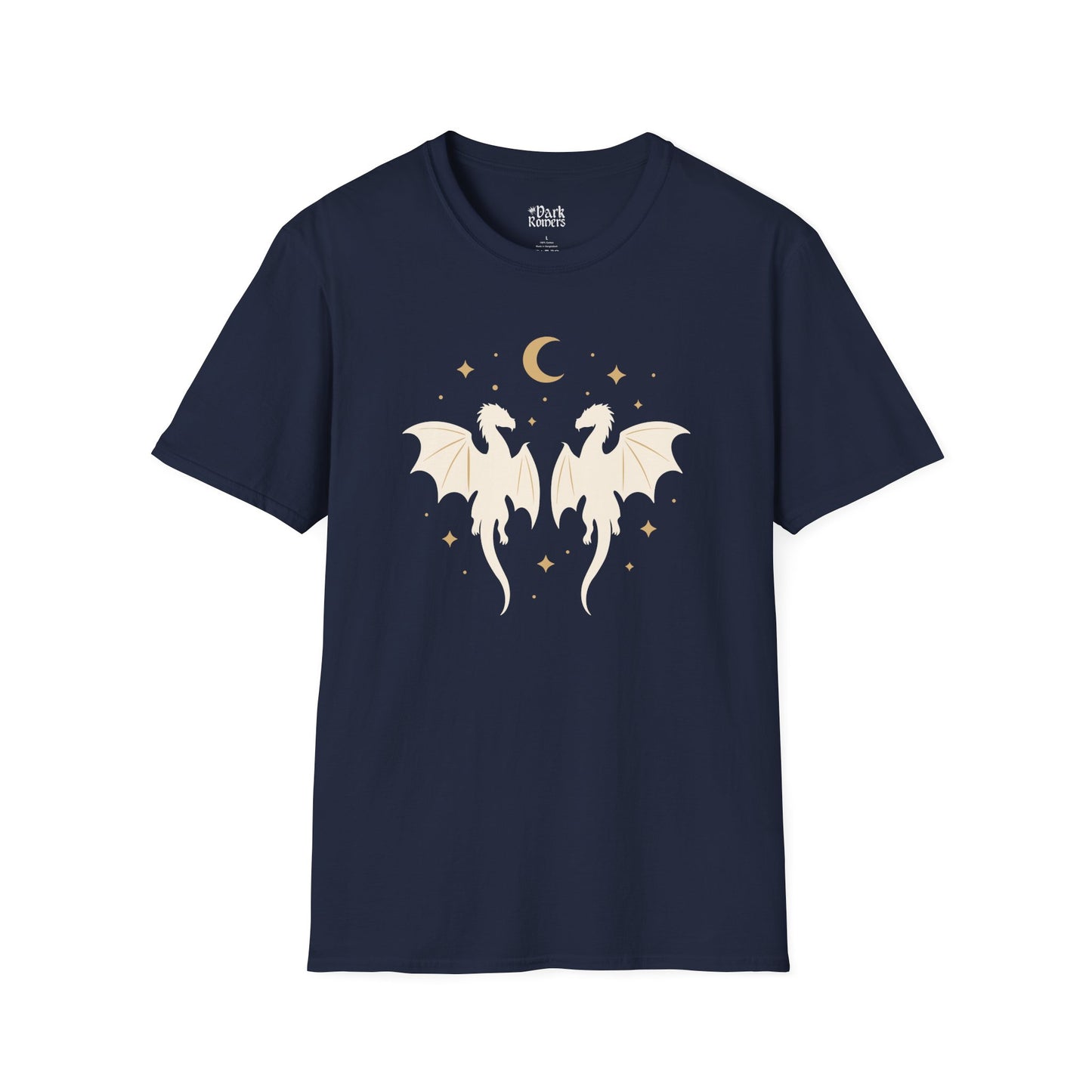 Dragons Under the Moon and Stars T-Shirt