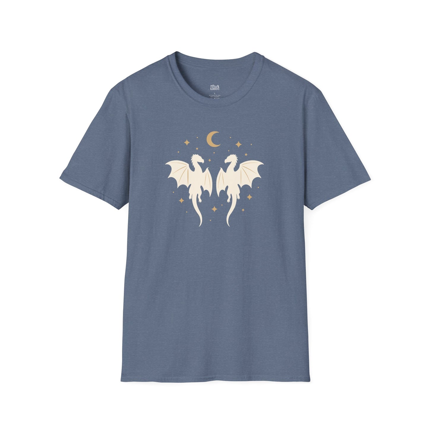 Dragons Under the Moon and Stars T-Shirt