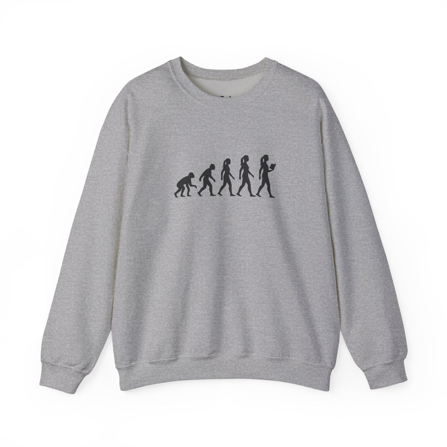 Evolution Of A Reader Sweatshirt