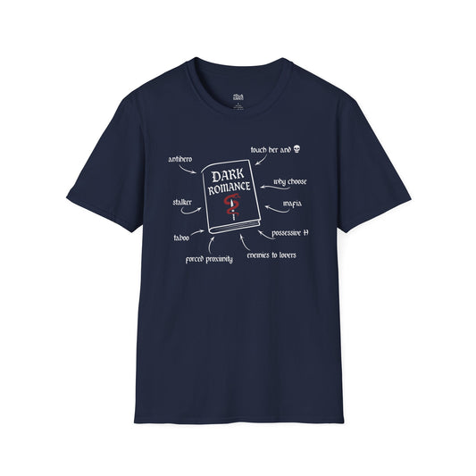 Dark Romance Book of Tropes T-Shirt