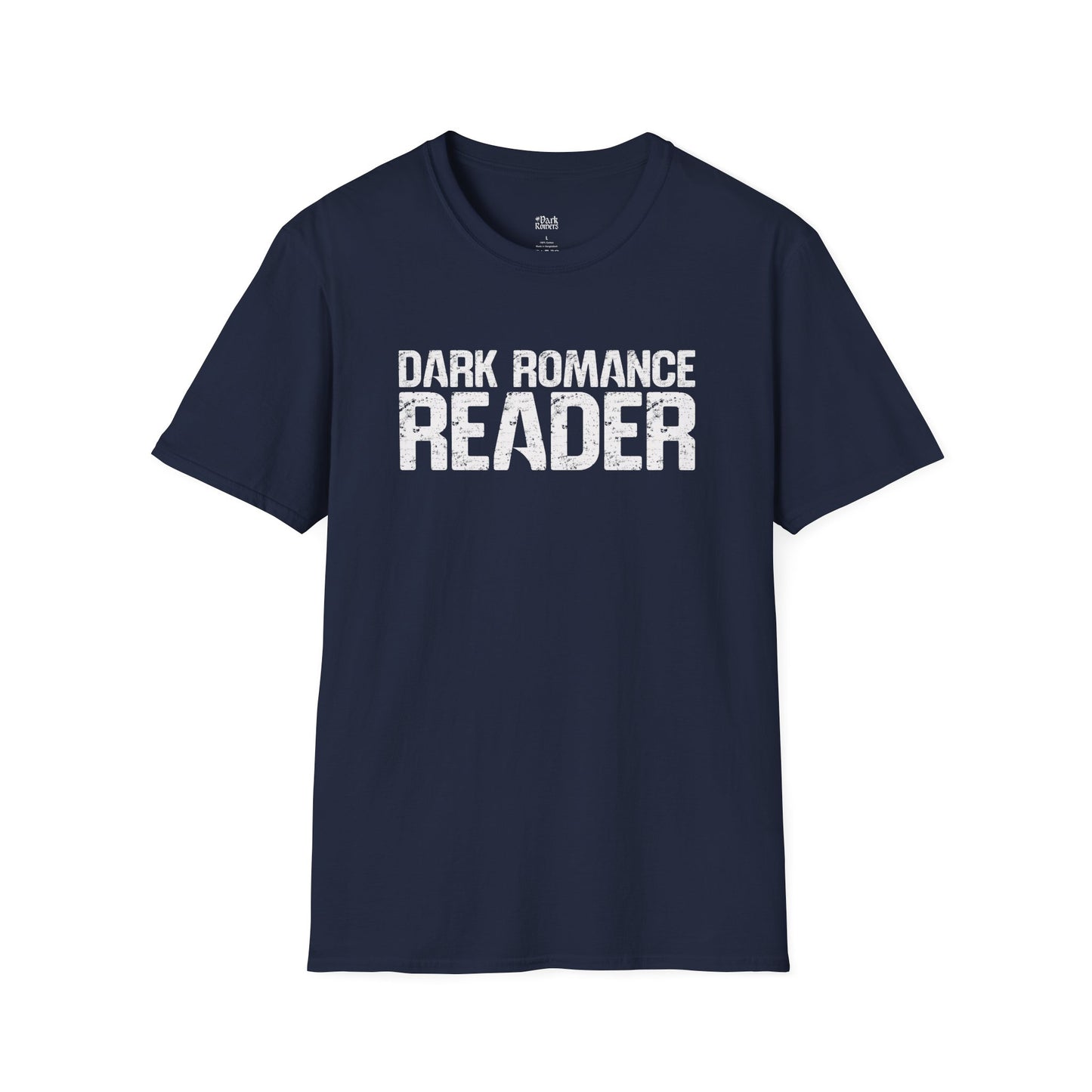 Dark Romance Reader navy dark romance t-shirt for readers