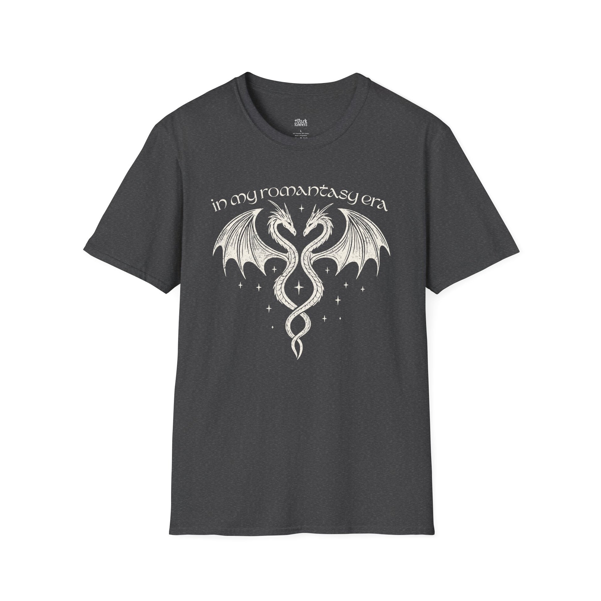 In my romantasy era dark heather fantasy reader t-shirt