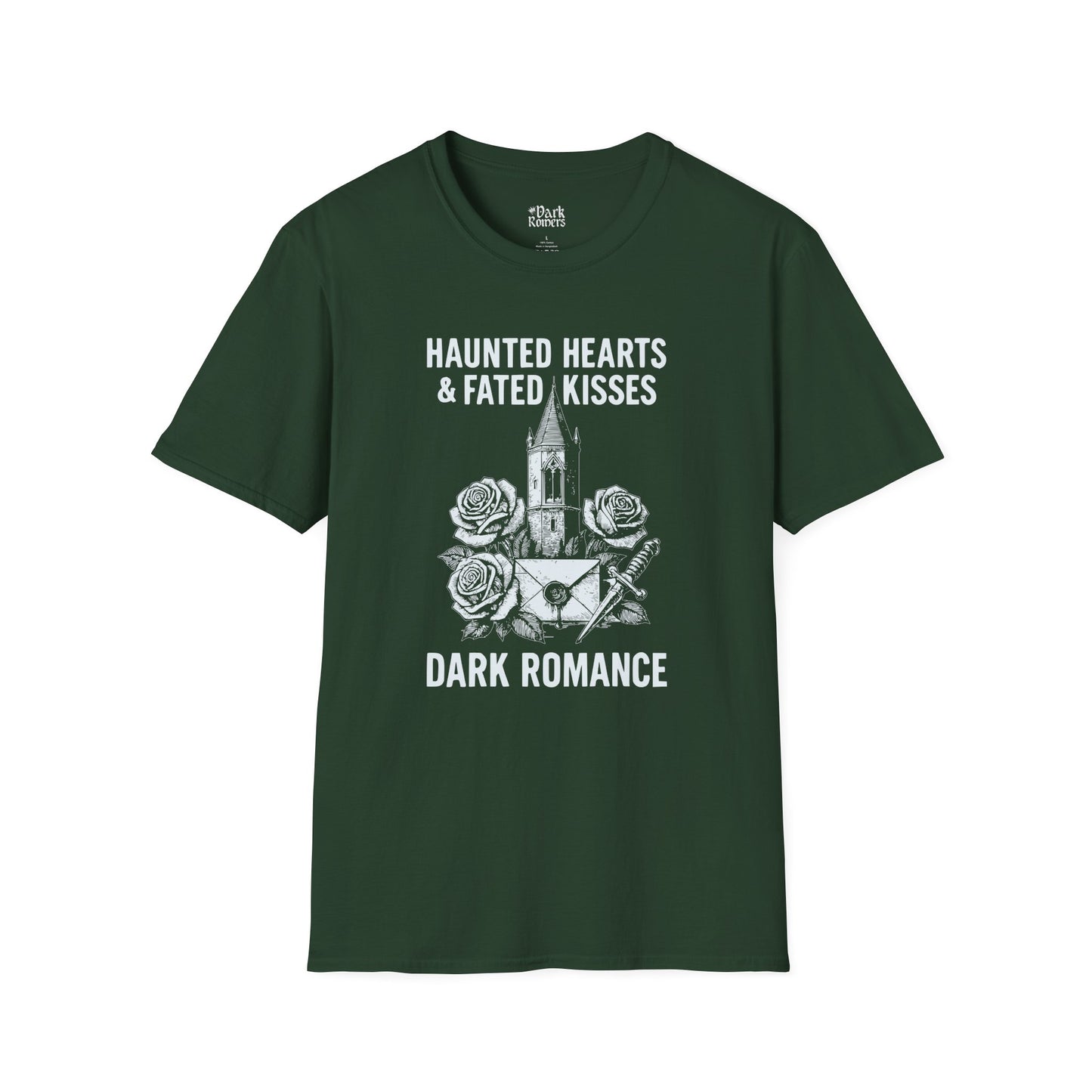 Haunted Hearts & Fated Kisses: Dark Romance T-Shirt