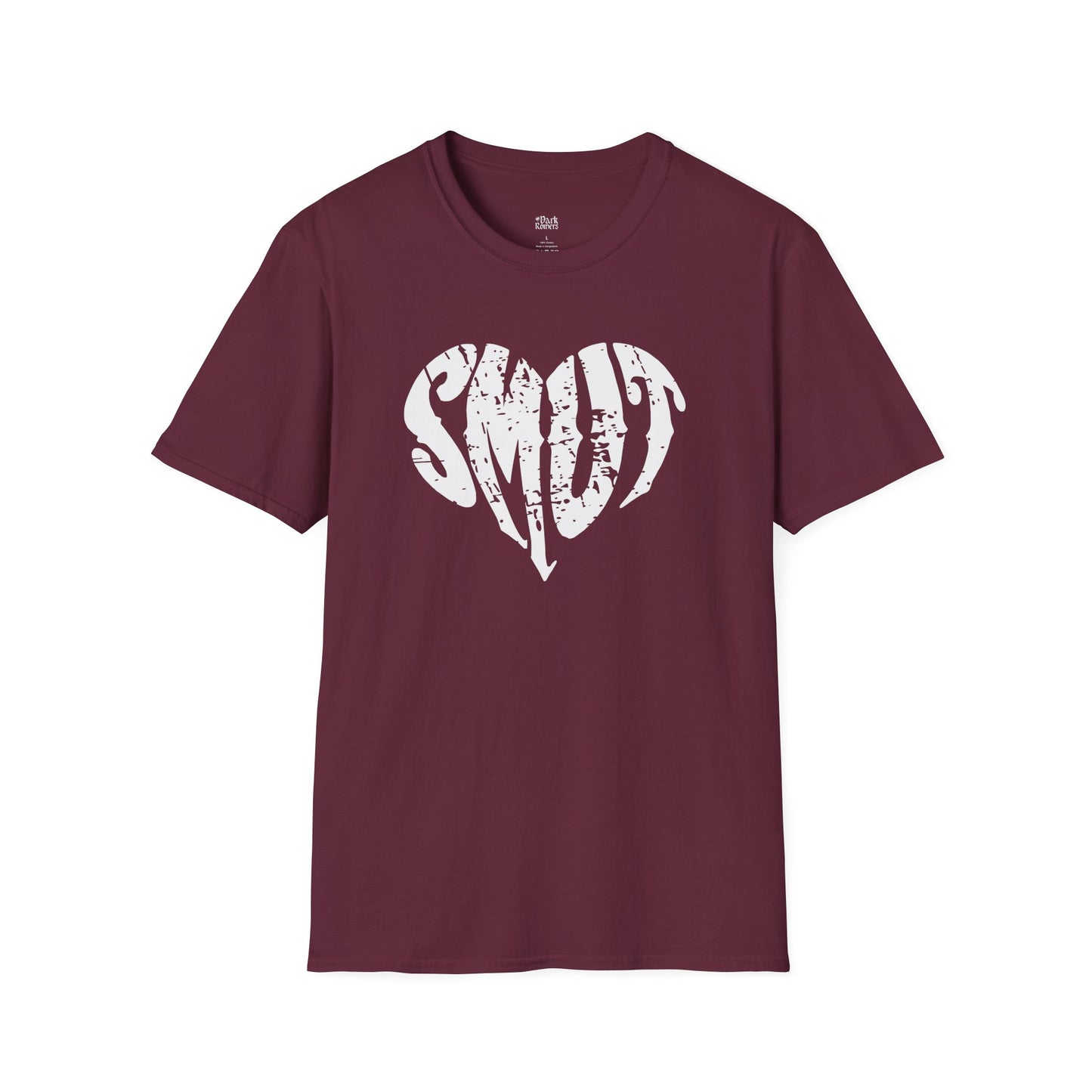 Smut in a Heart Shape maroon smut reader t-shirt