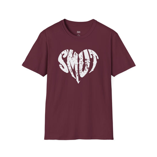 Smut in a Heart Shape maroon smut reader t-shirt