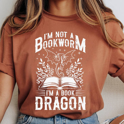 I’m Not a Bookworm, I’m a Book Dragon T-Shirt | Comfort Colors