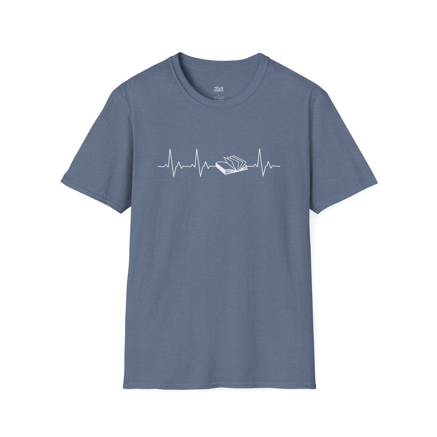 Heartbeat With an Open Book T-Shirt