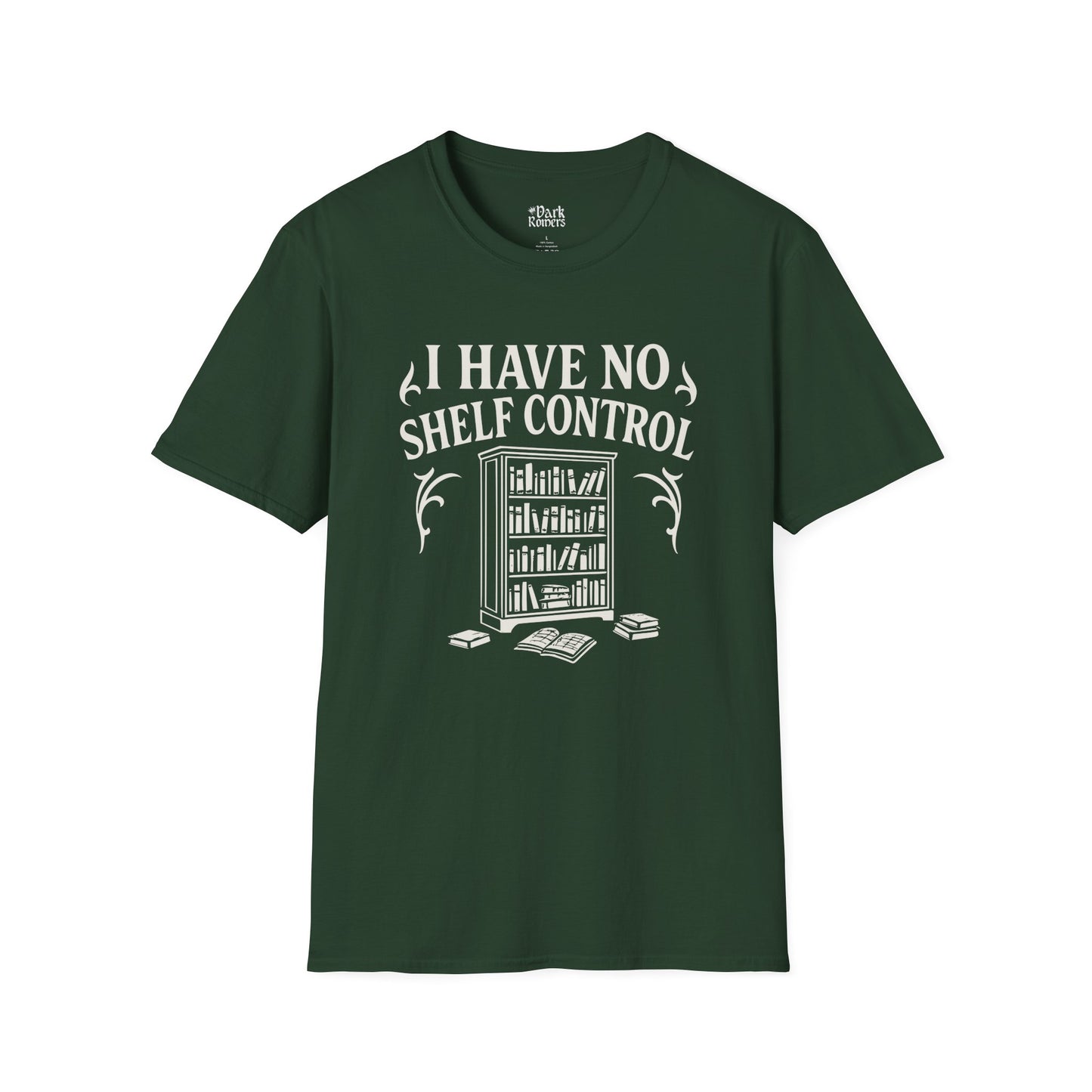I Have No Shelf Control - Bookshelf Graphic T-Shirt