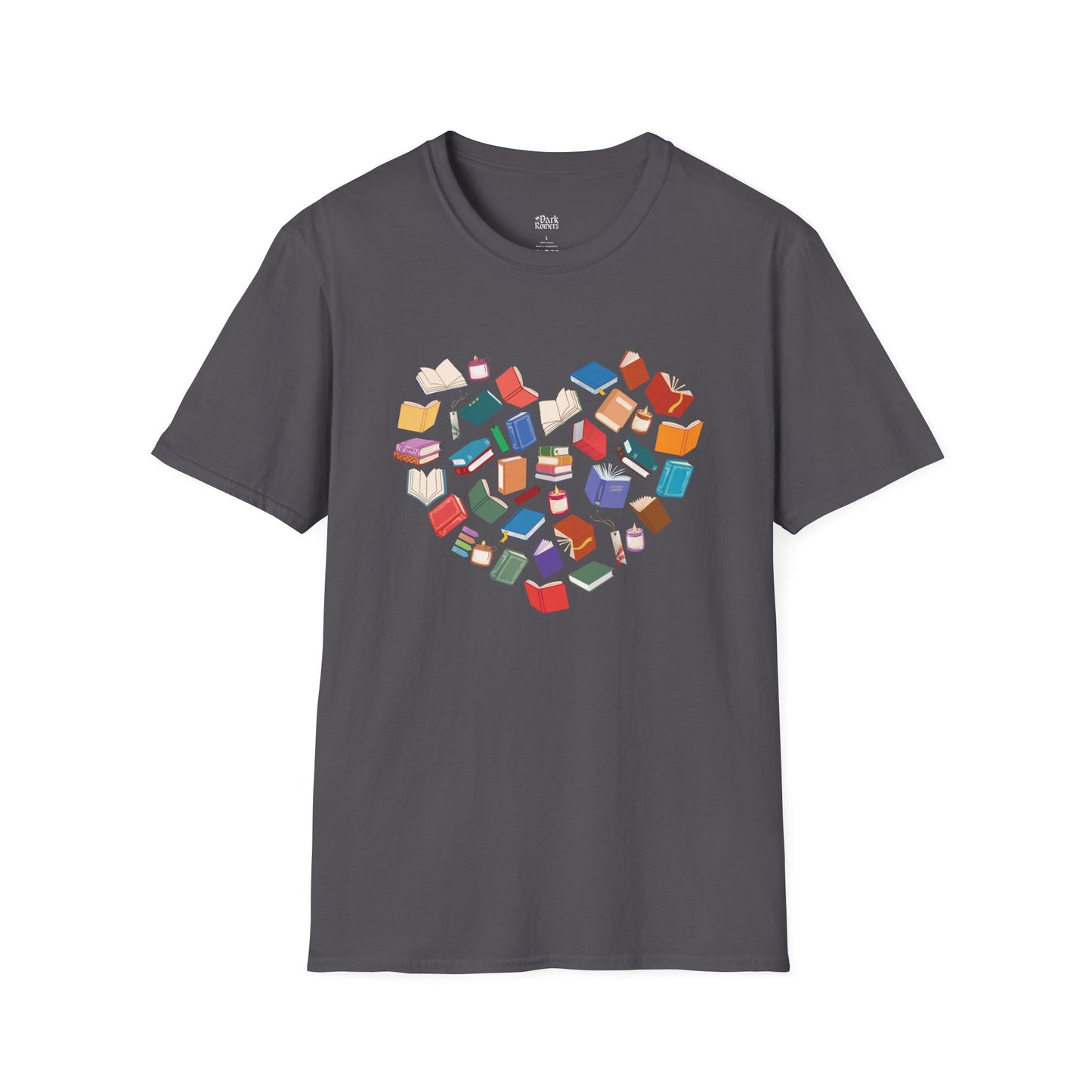 Heart of Colorful Books T-Shirt