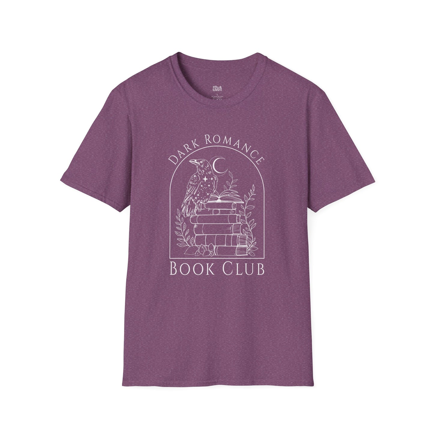 Dark Romance Book Club heather maroon dark romance t-shirt for readers