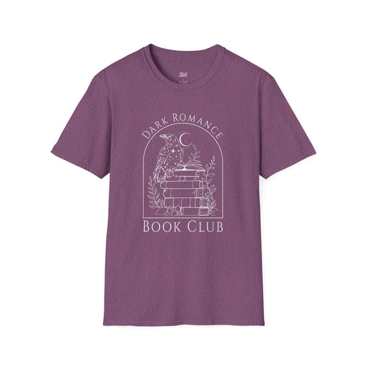 Dark Romance Book Club heather maroon dark romance t-shirt for readers