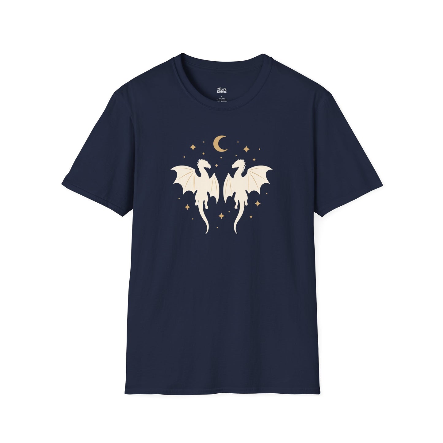 Dragons Under the Moon and Stars T-Shirt
