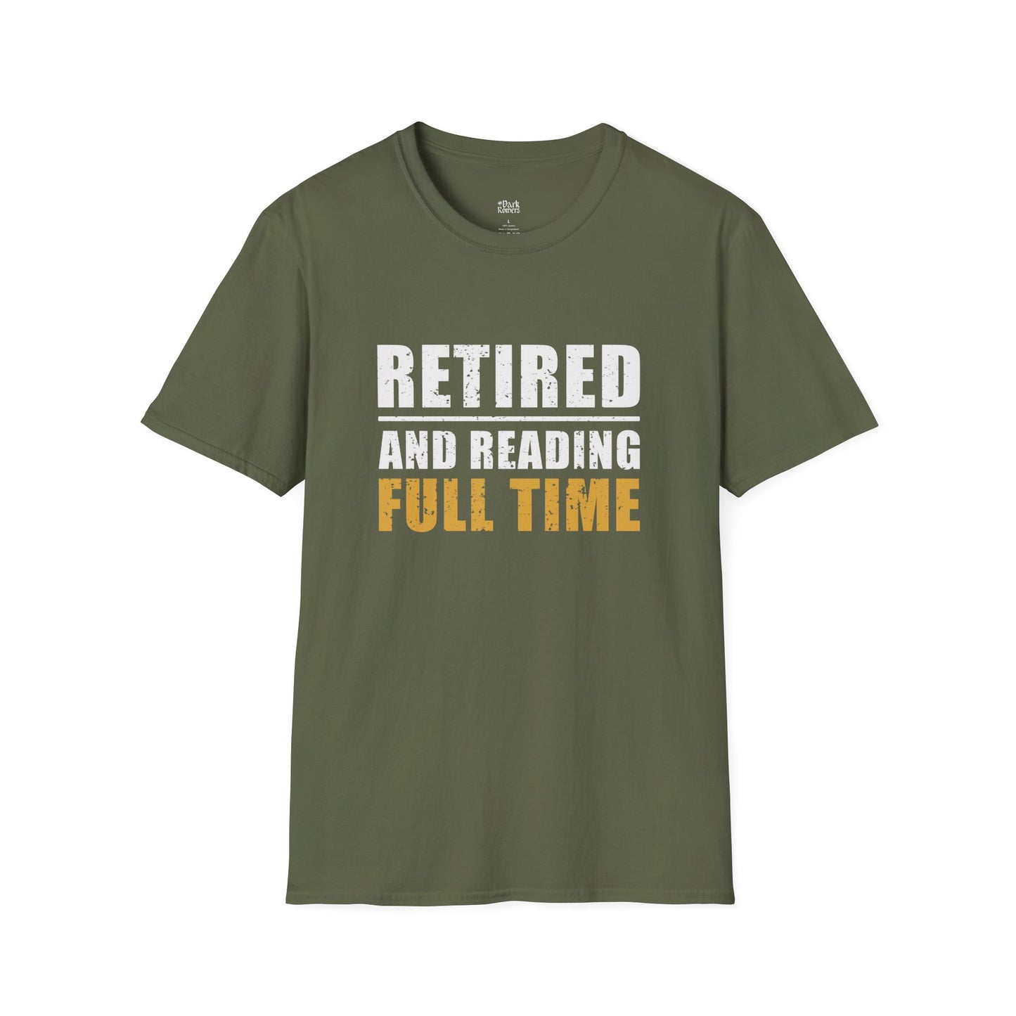 Retired And Reading Full Time T-Shirt
