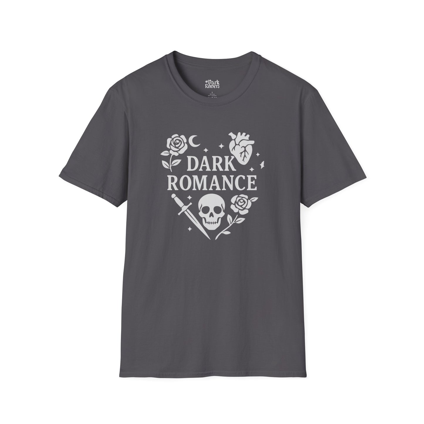 Dark Romance with Symbols in the Shape of a Heart T-Shirt
