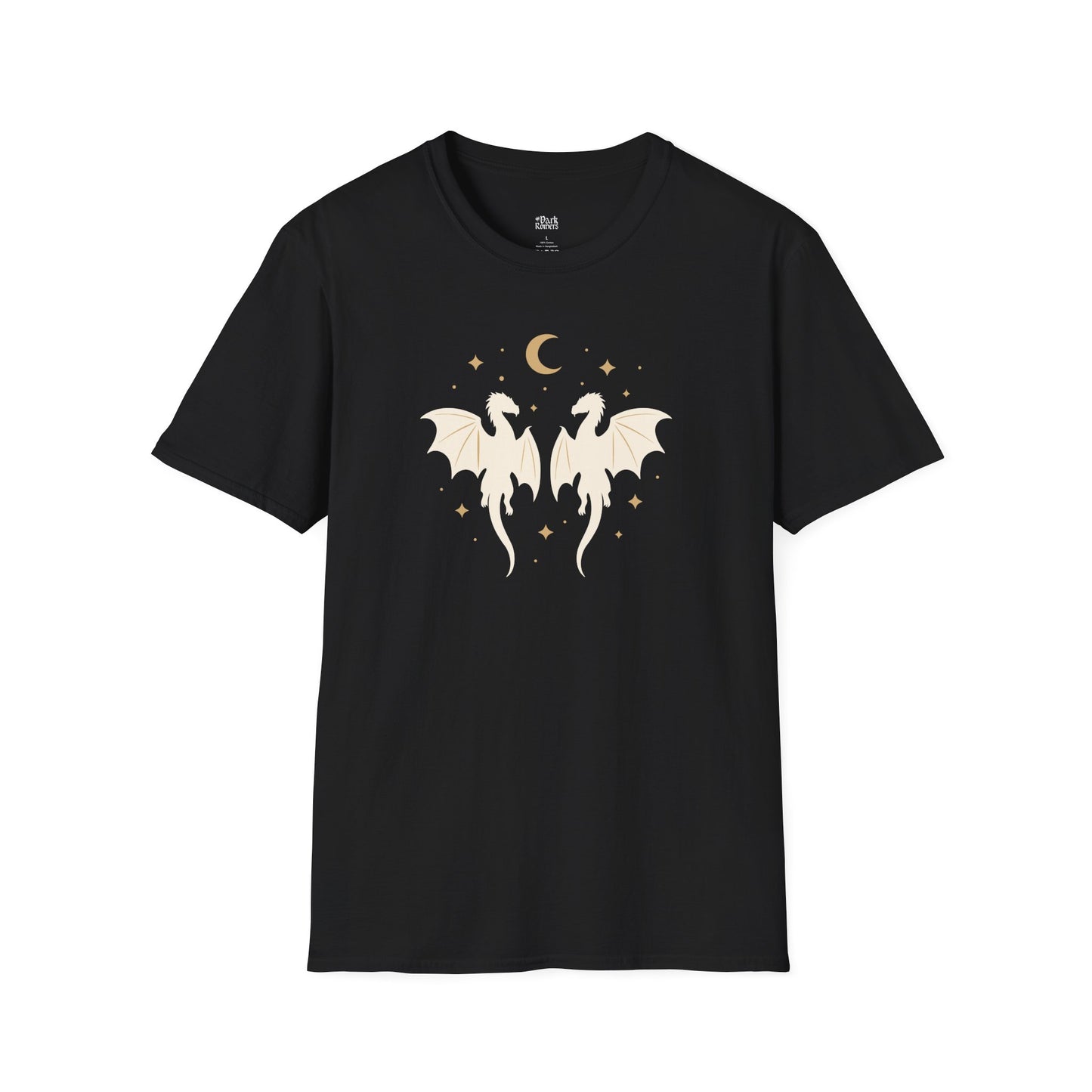 Dragons Under the Moon and Stars T-Shirt