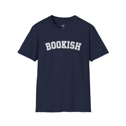 Bookish University navy book lover t-shirt