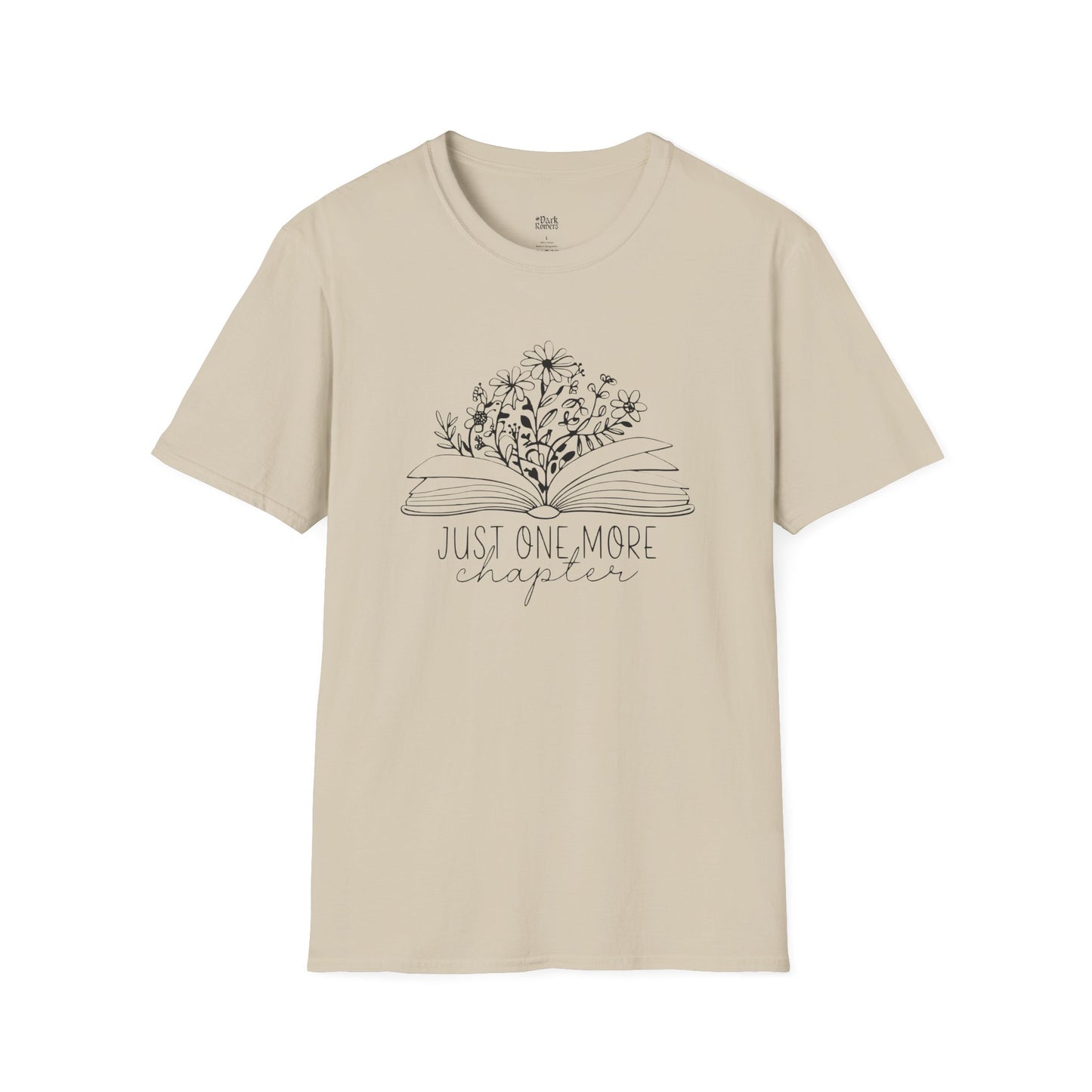 Just One More Chapter Book And Flowers T-Shirt