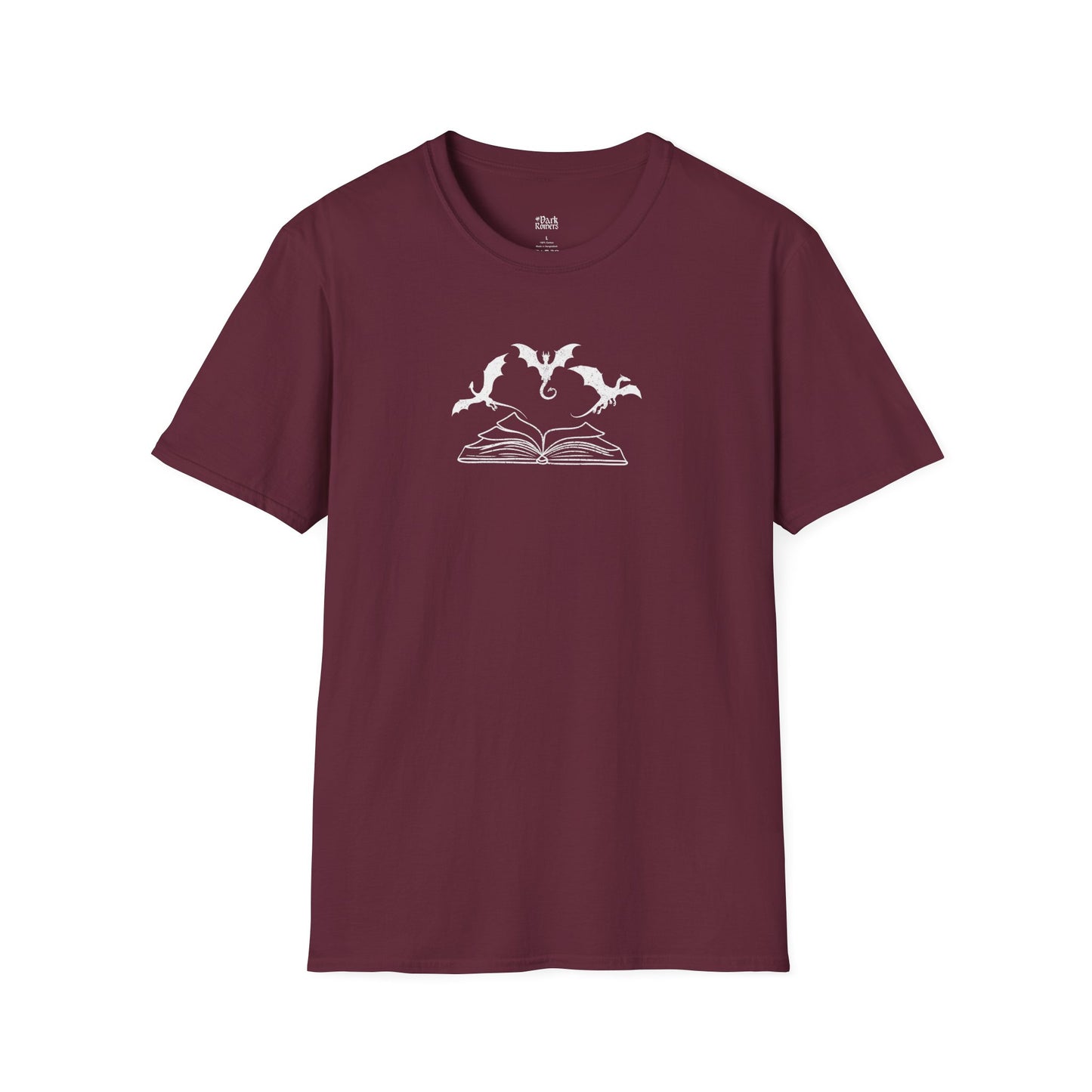 Fantasy Dragons Flying Out of an Open Book T-Shirt
