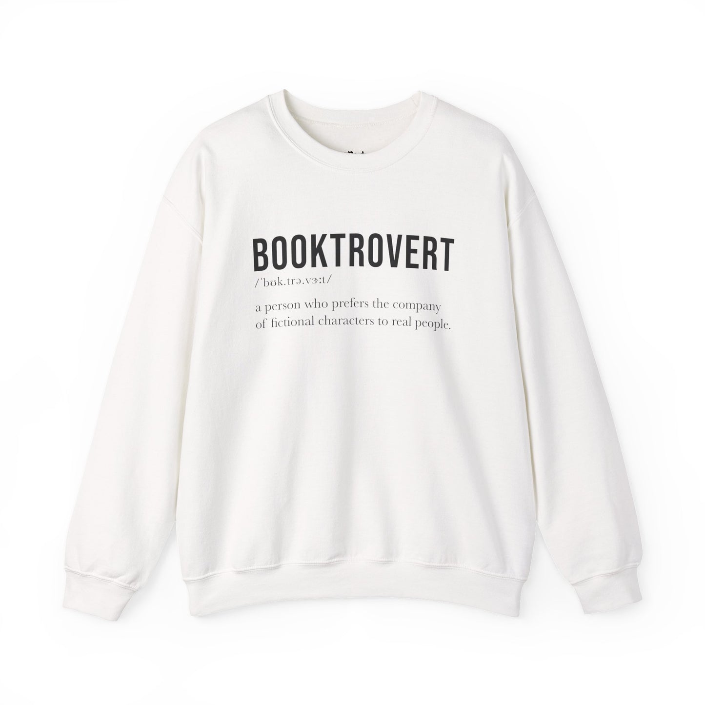 Booktrovert Definition Sweatshirt