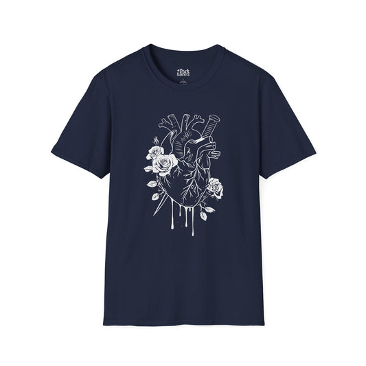 Anatomical Heart & Roses T-Shirt