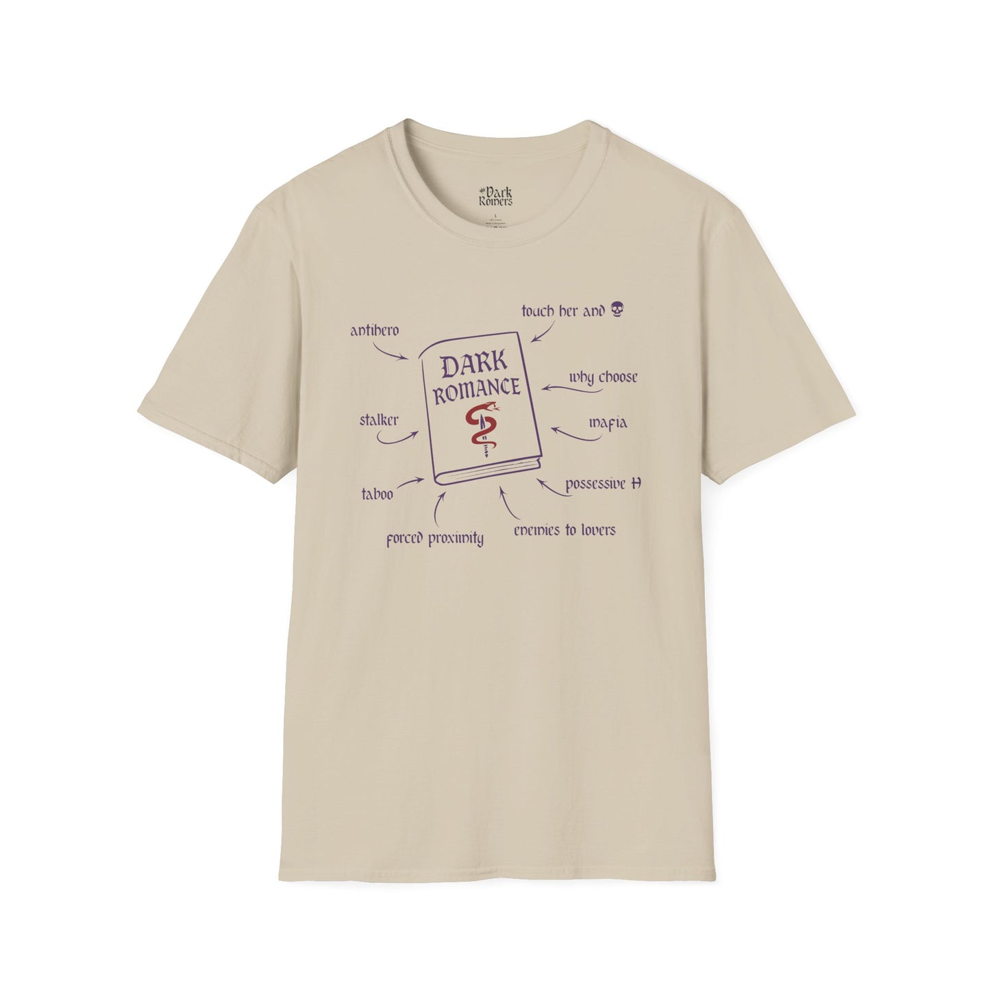 Dark Romance Book of Tropes T-Shirt