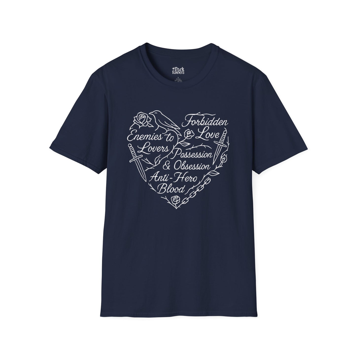 Heart Made of Dark Romance Tropes T-Shirt