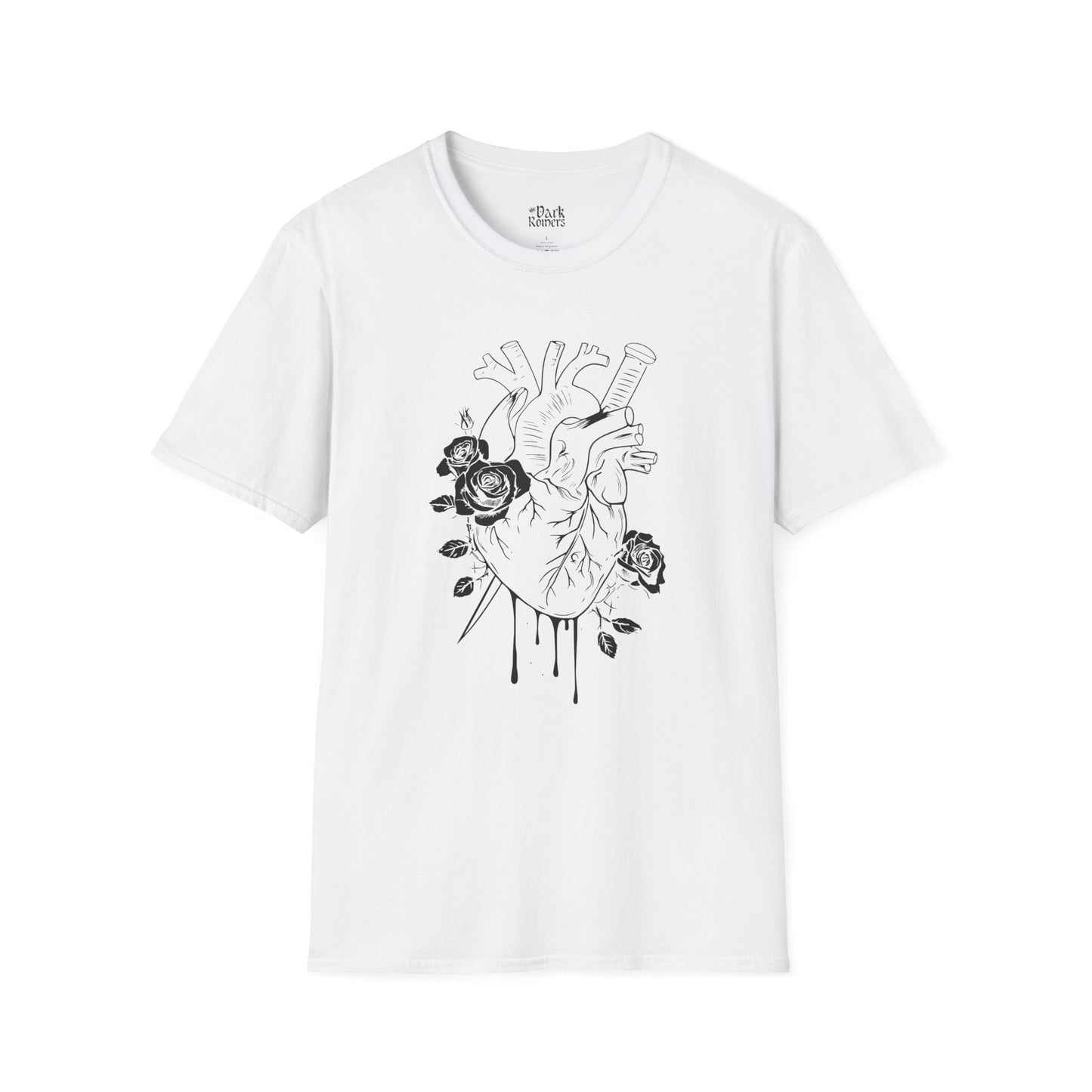 Anatomical Heart & Roses T-Shirt