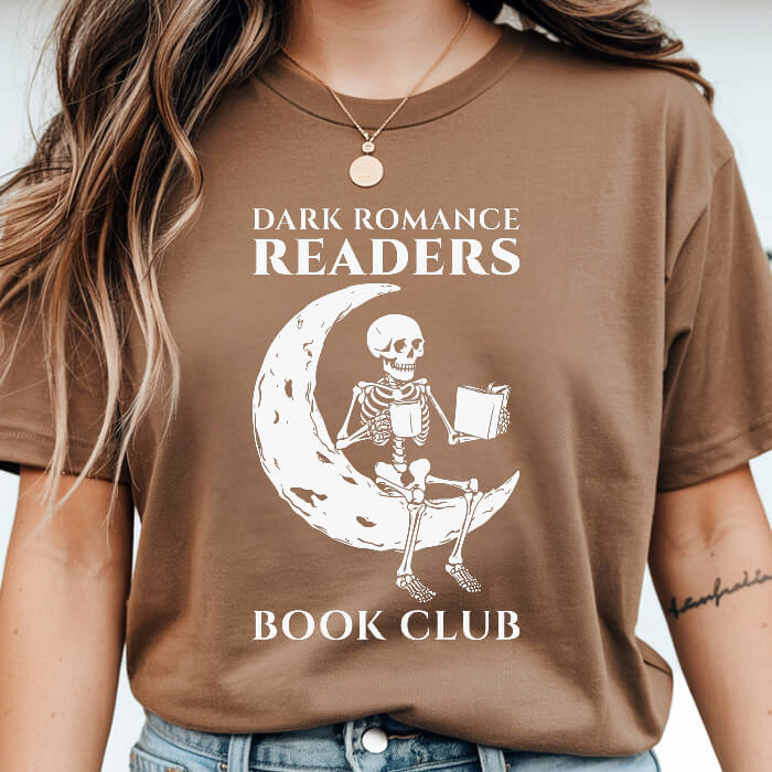 Dark Romance Readers Book Club espresso dark romance t-shirt for readers