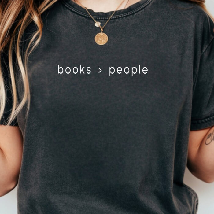 Books > People pepper book lover t-shirt
