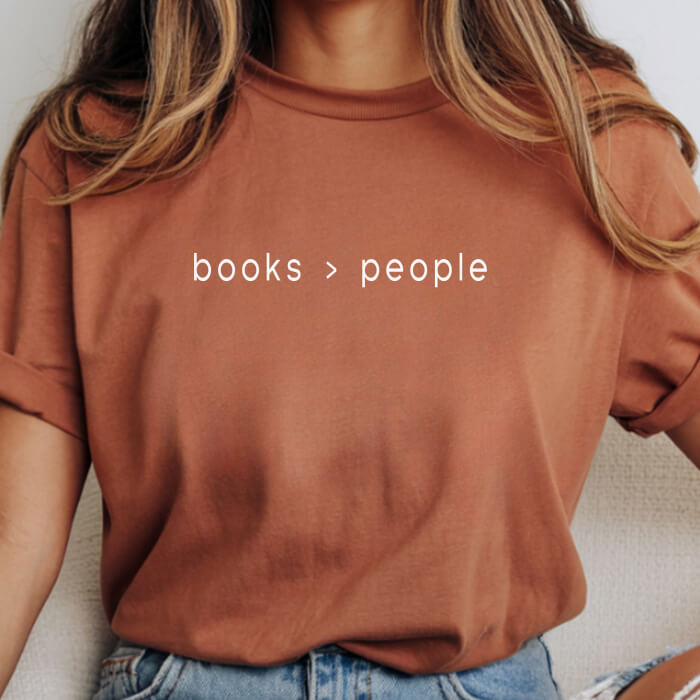 Books > People T-Shirt | Comfort Colors