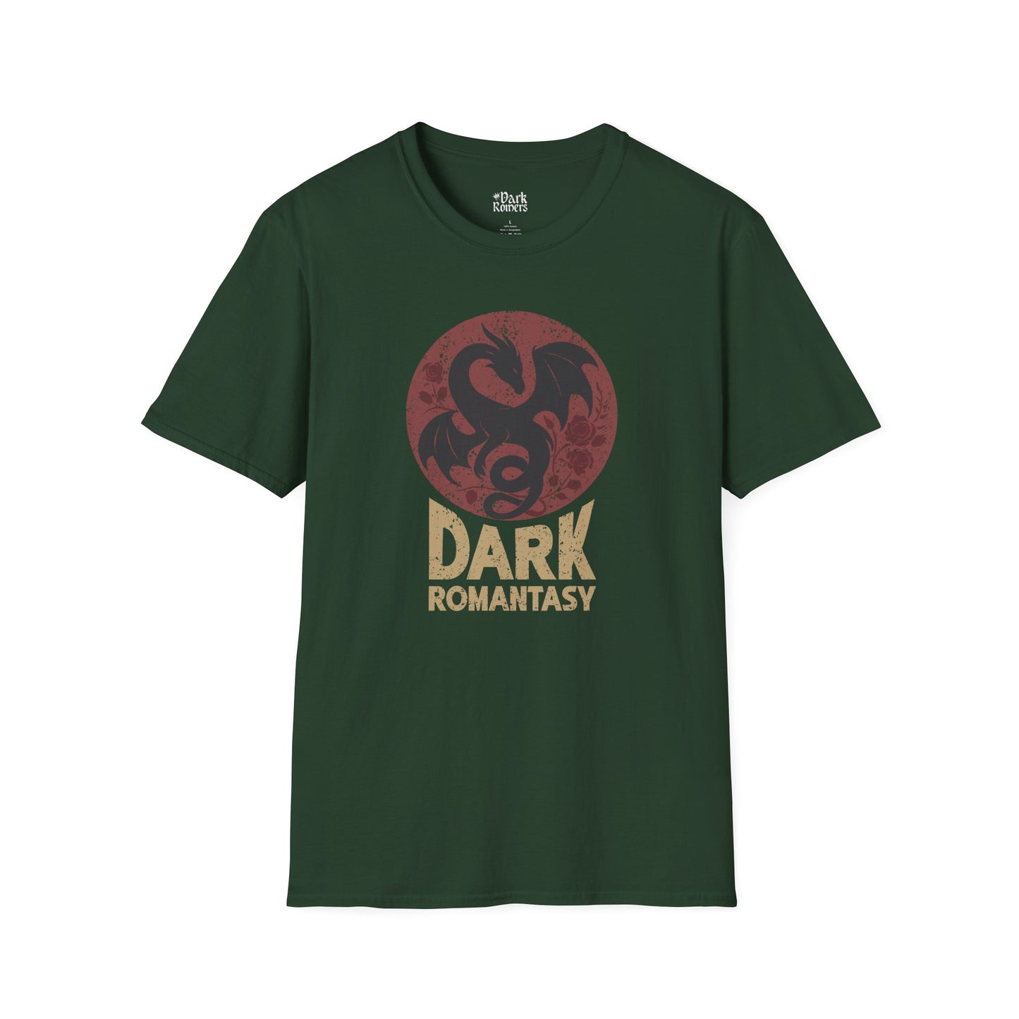 Dragon in a Circle / Dark Romantasy T-Shirt