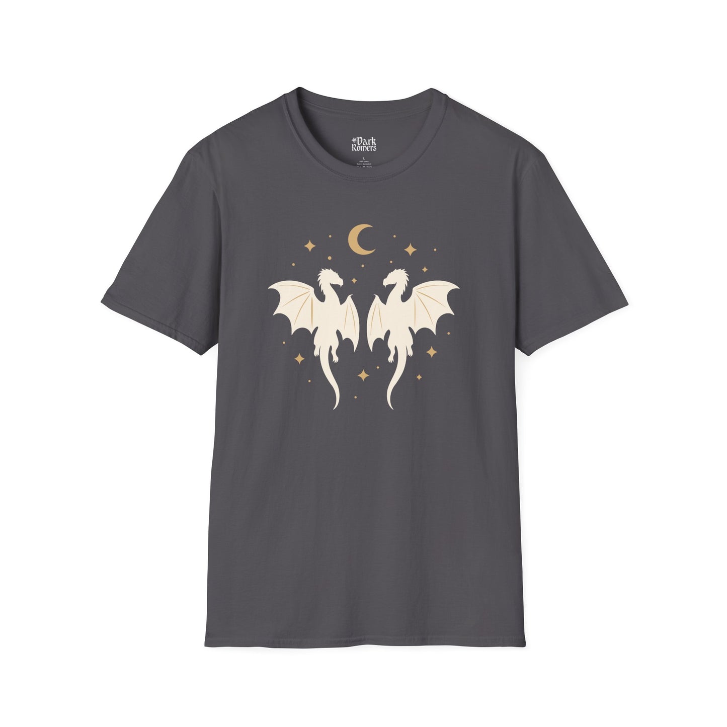 Dragons Under the Moon and Stars T-Shirt