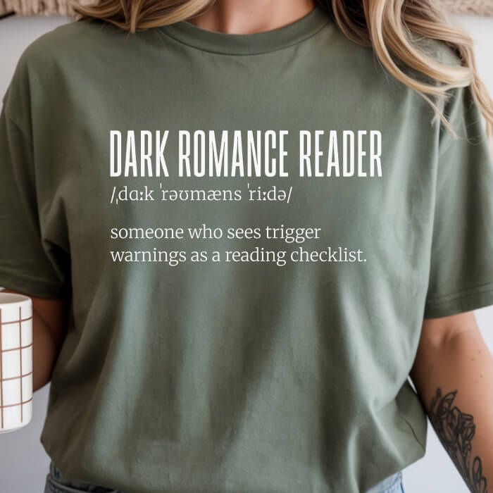 Dark Romance Reader Definition T-Shirt | Comfort Colors