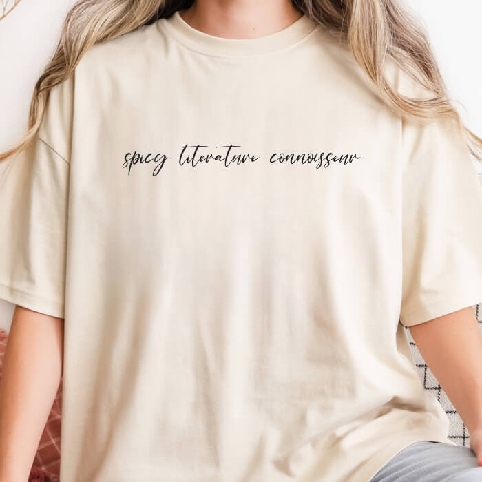 Spicy Literature Connoisseur T-Shirt | Comfort Colors