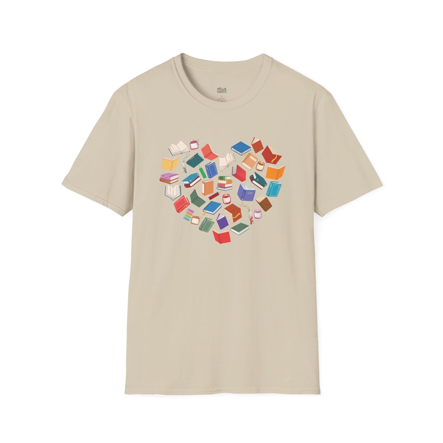 Heart of Colorful Books T-Shirt