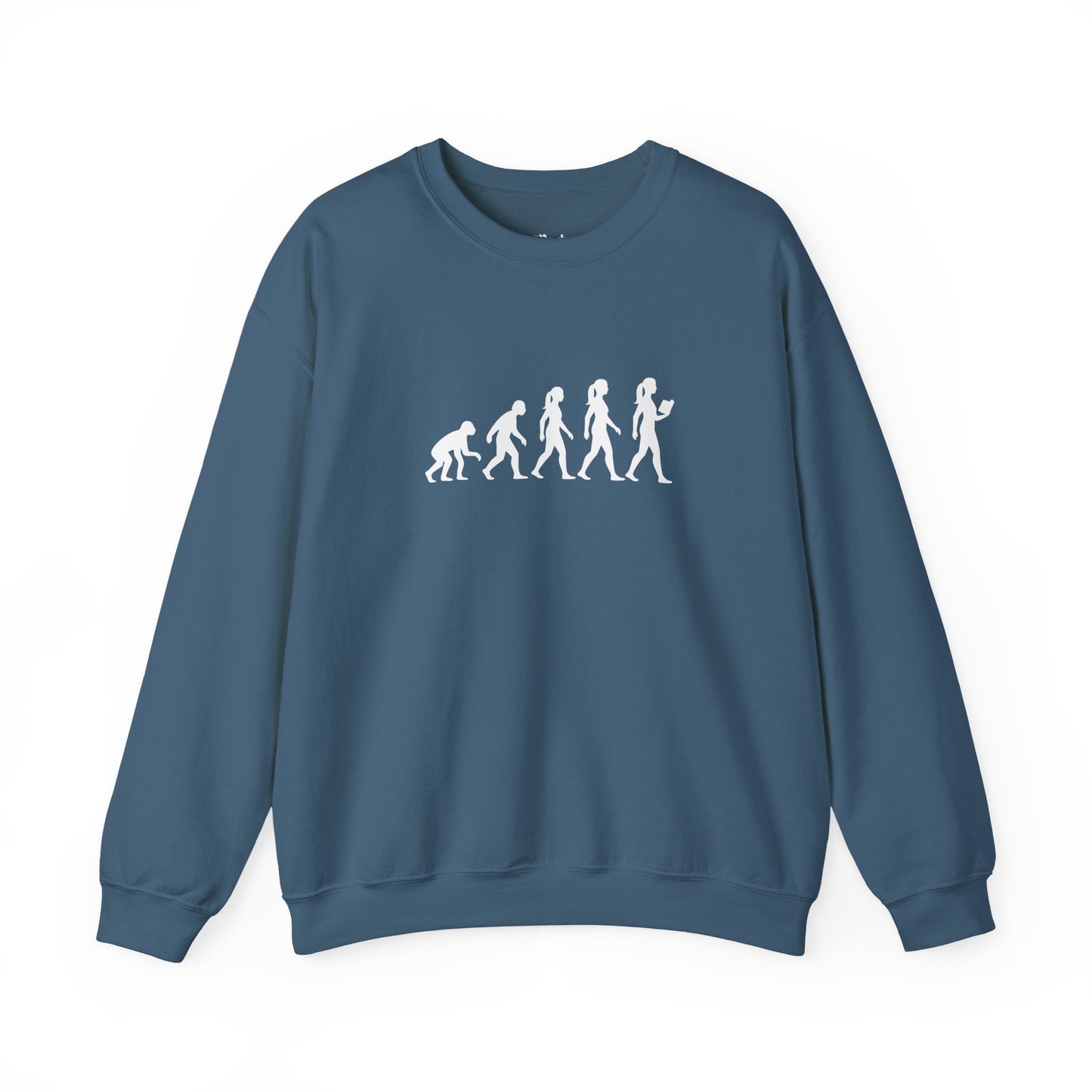 Evolution Of A Reader Sweatshirt