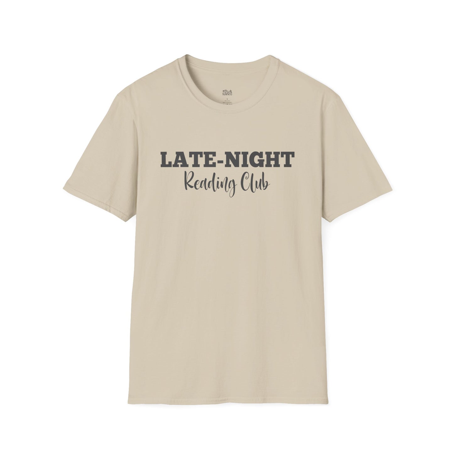 Late-Night Reading Club sand book lover t-shirt