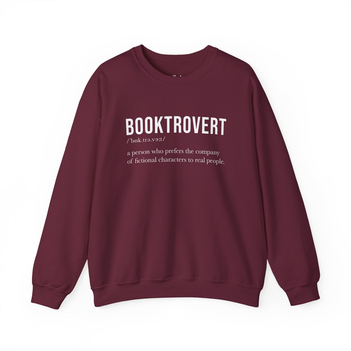 Booktrovert Definition Sweatshirt