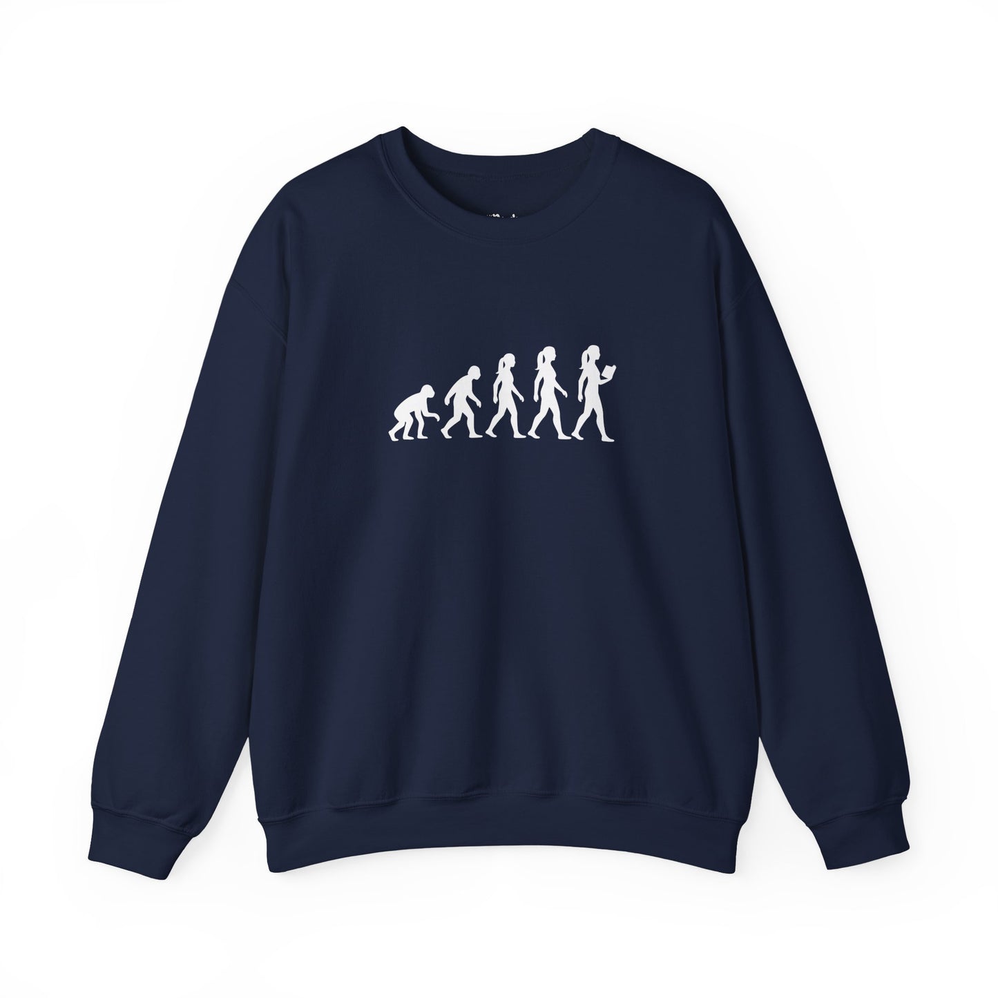 Evolution Of A Reader Sweatshirt