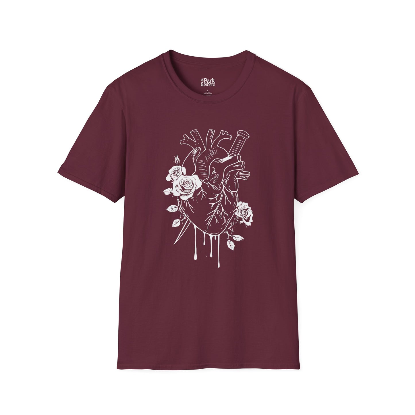 Anatomical Heart & Roses T-Shirt