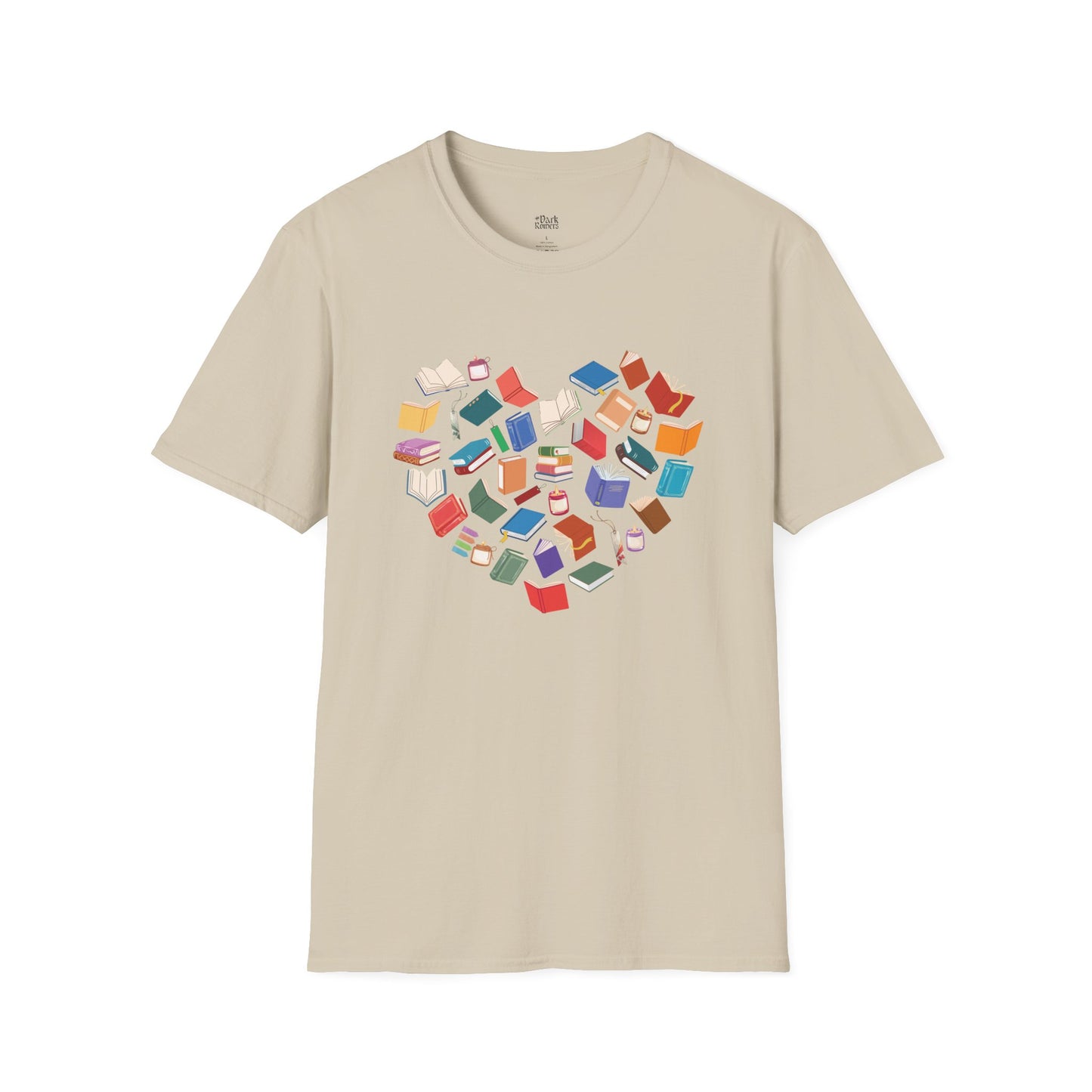 Heart of Colorful Books T-Shirt