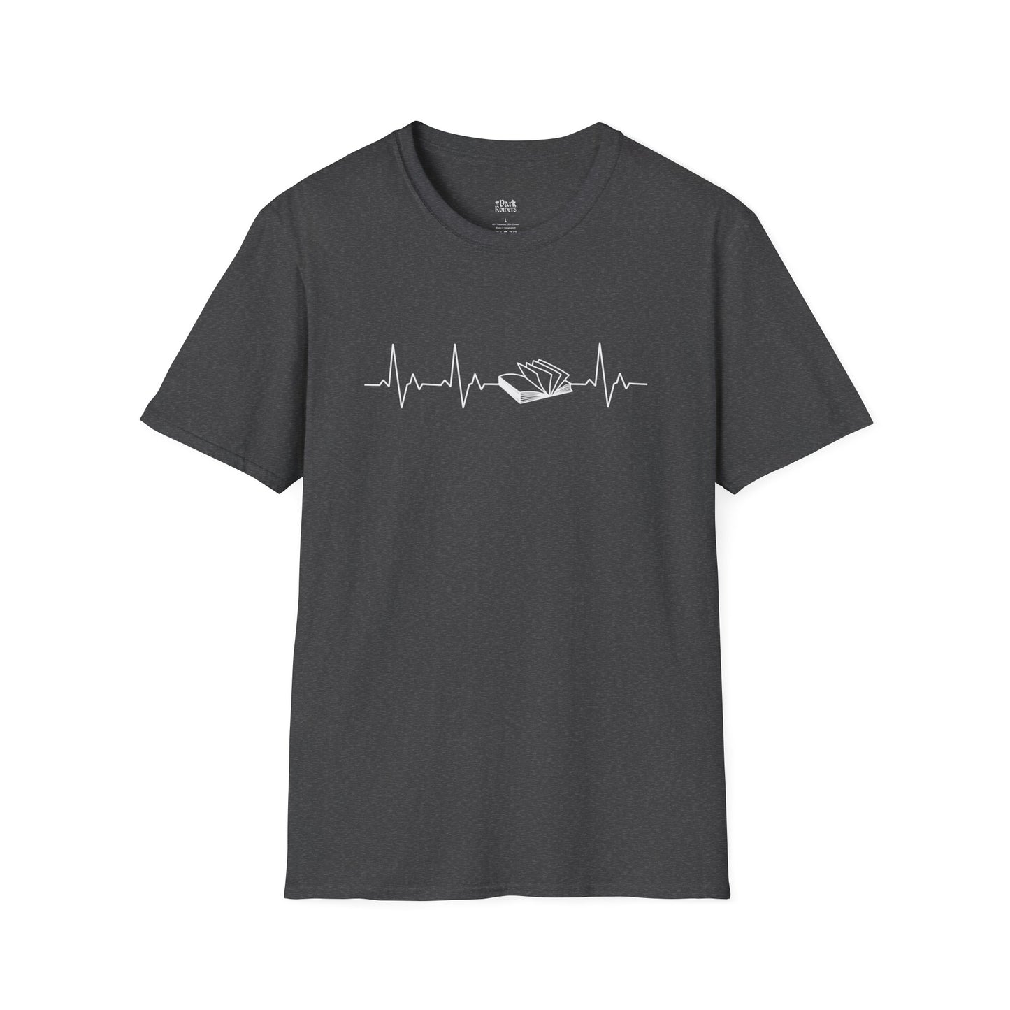 Heartbeat With an Open Book T-Shirt