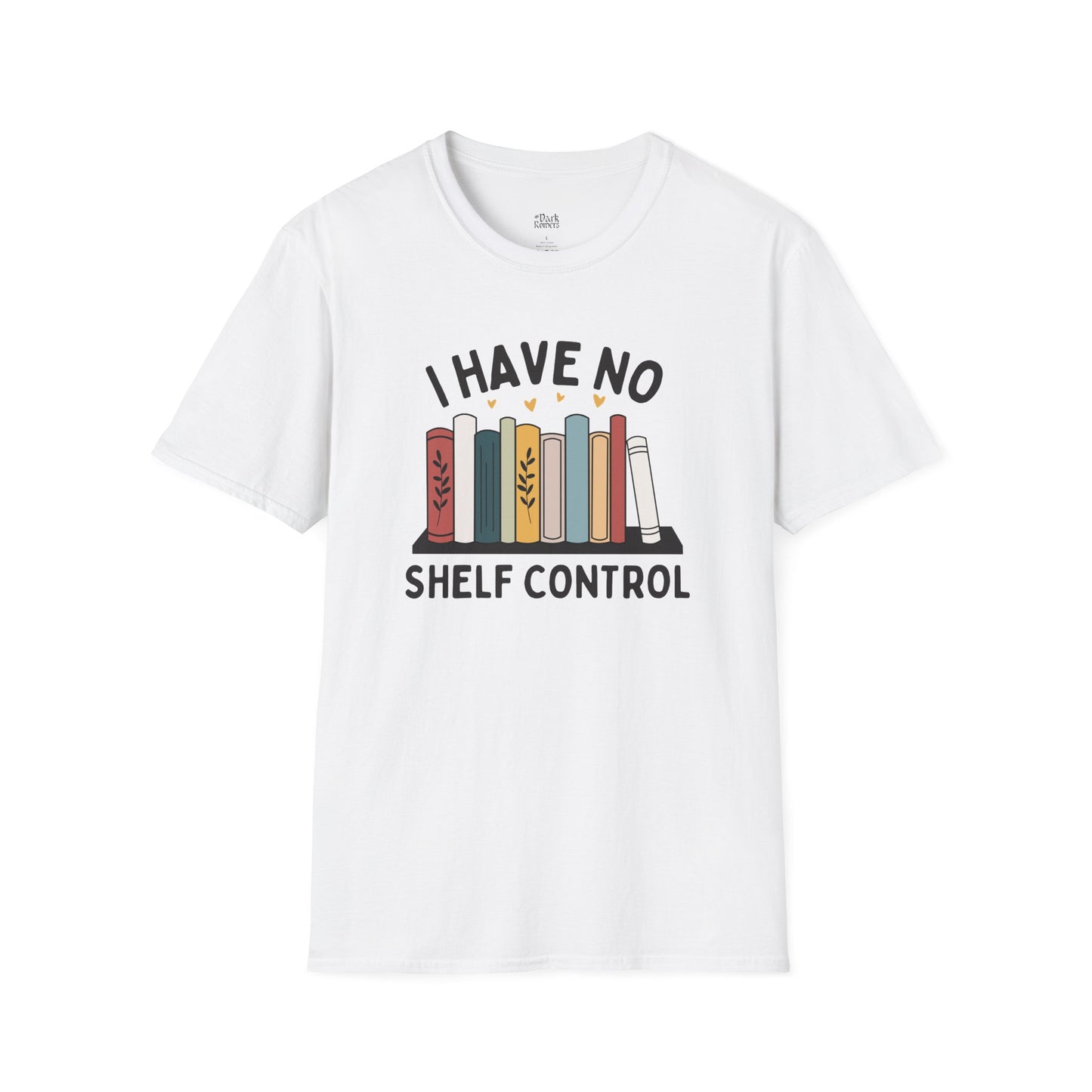 I Have No Shelf Control – Cozy Bookish white bookish t-shirt – cozy Gildan 64000 tee made for readers who live between chapters and adore bookish vibes.