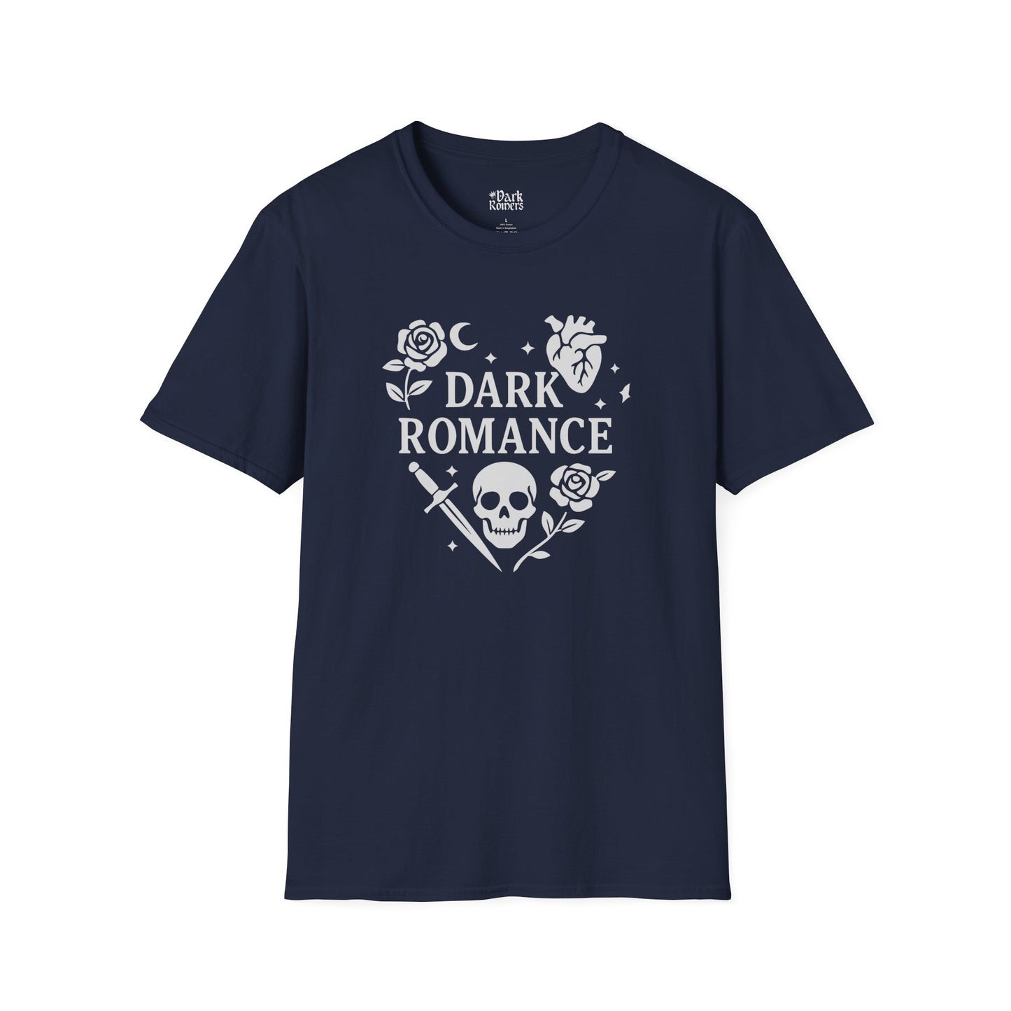 Dark Romance with Symbols in the Shape of a Heart T-Shirt